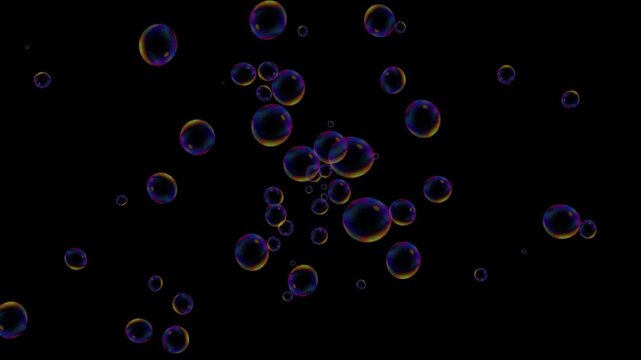 abstract background with bubbles