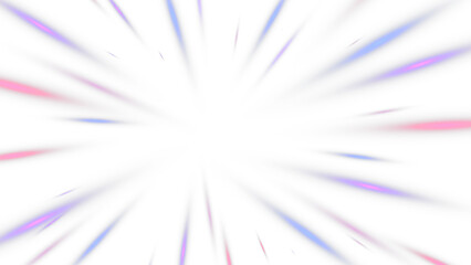 Neon glowing motion streaks in red, pink, blue and purple tones isolated on transparent PNG background. Fast dynamic light trails with abstract energy and motion blur effect. © Oleksandr