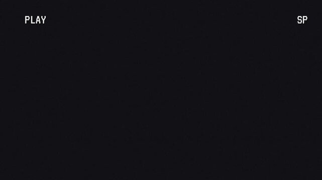 Video playback interface, black and white screen, media player background, simple UI