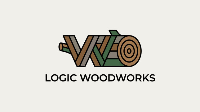 Woodworking Logo Design Brand Identity.