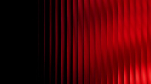 translucent texture glowing color wave video of light red on dark background for banner design