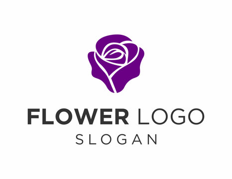 Logo about Flower on a white background. created using the CorelDraw application.