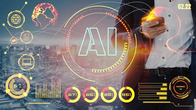 AI Assistant Brain Processor with LLM Technology, Big Data, Machine Learning, Generative AI for Business Support, Future Agentic AI Technology and Artificial Intelligence Prompt Engineering. Thunk