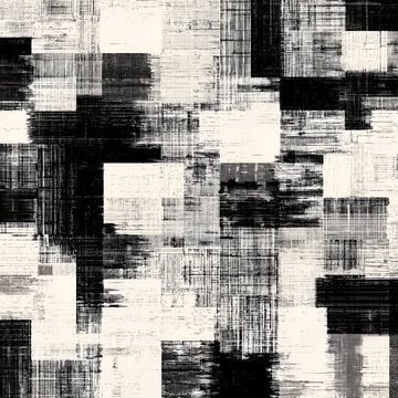 Abstract Black and White Grunge Texture Background.