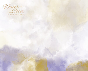 Obraz premium Abstract colorful watercolor for background. Digital art painting. Design for your date, postcard, banner, wedding invitation card.
