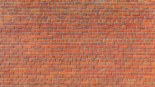 the old red brick wall