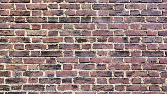 the old red brick wall