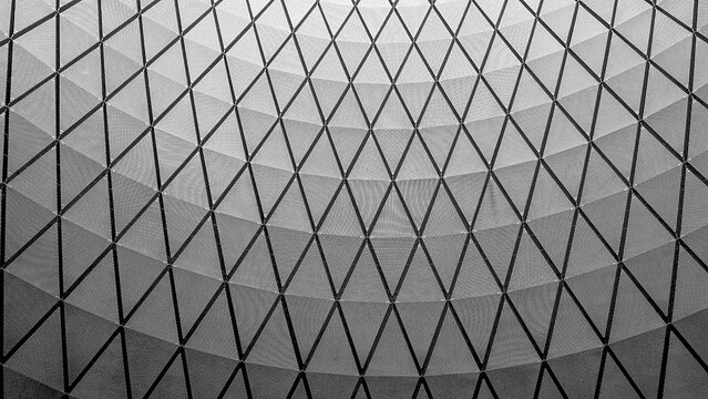 textured glass ceiling inside