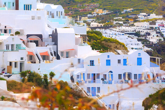 Oia Village in Santorini Island in Greece