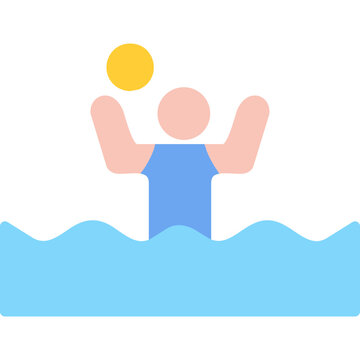Water Polo Icon Vector Element