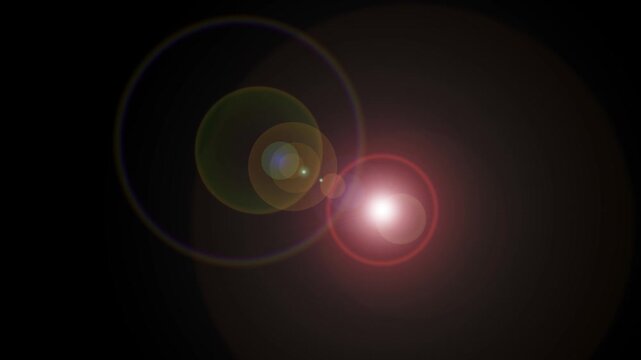 Golden Sun Burst Lens Flare FX on black background , White Gray Light Rays Chroma Key Loop Animation 4K