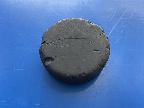 hockey washer isolated on bley background
