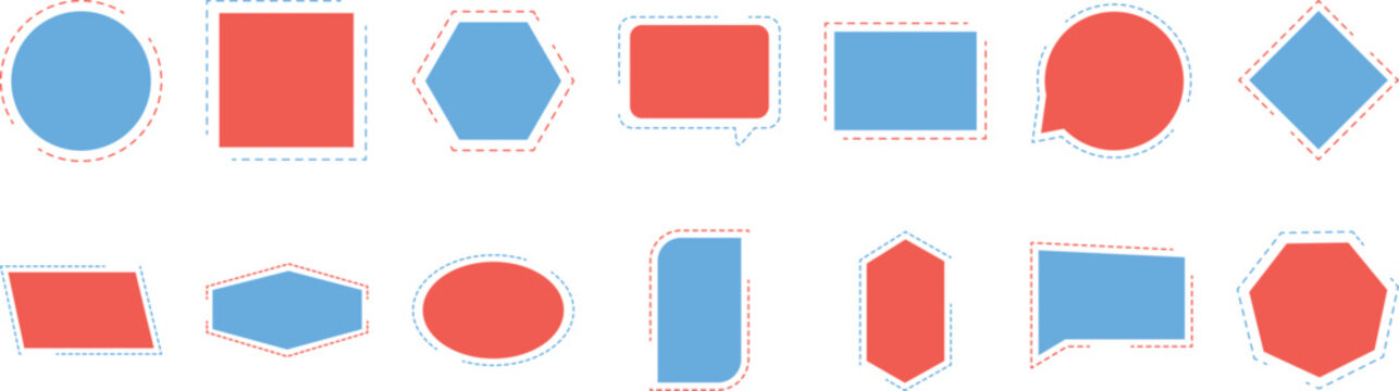 box frame sets vector file