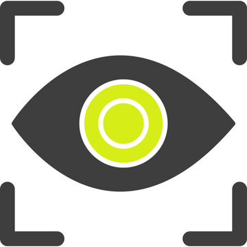 Eye Scan Vector Icon