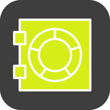 Safe Box Vector Icon