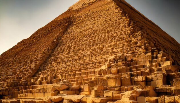 Majestic Pyramid of Giza - A Timeless Wonder of Ancient Egypt.
