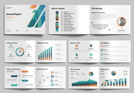 Annual Report Corporate Identity Design