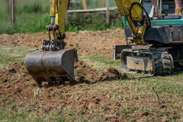 Earthworks, exterior works with machinery, industry © Reflexpixel
