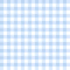 Seamless blue gingham pattern. Classic light blue checkered plaid background for surface and digital designs. © warmjuly