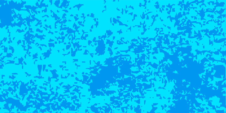 Modern abstract background with random organic shapes in blue and cyan colors, flat design, high resolution texture.