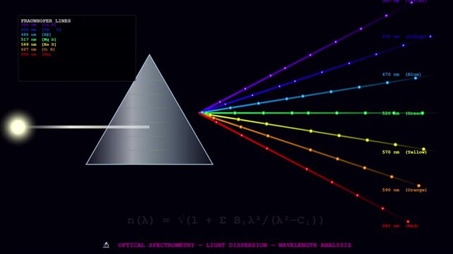 Stunning motion graphics featuring Spectrometer, perfect for futuristic and scientific visual concepts.