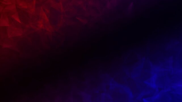 A red abstract background loop features a dark design with glow textures and smoke patterns, blending fire and light for a striking backdrop