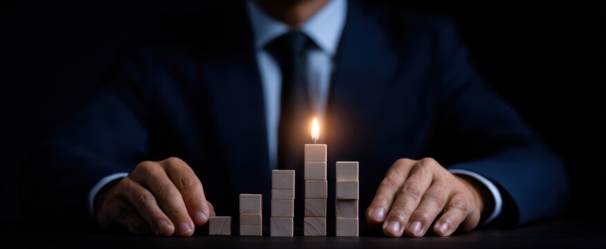 Entrepreneur juggling startup funding risks like a circus act mastering analysis and strategic planning.