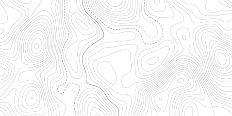 Fototapeta premium Topographic map patterns, topography line map.Topo contour map. Rendering abstract illustration. 