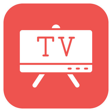 Digital Television Icon Style
