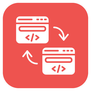 Code Refactoring Icon Style