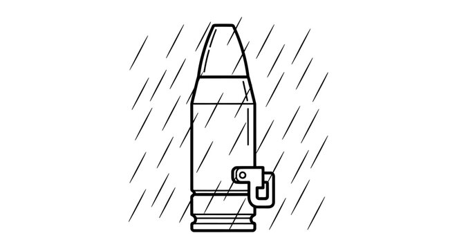 Bullet in Rain Icon