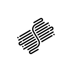 Obraz premium DNA Double Helix Genetic Symbol.