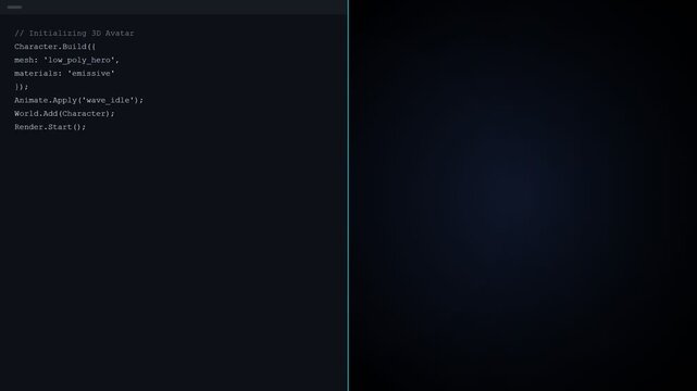 Robot animation with build without limits text.