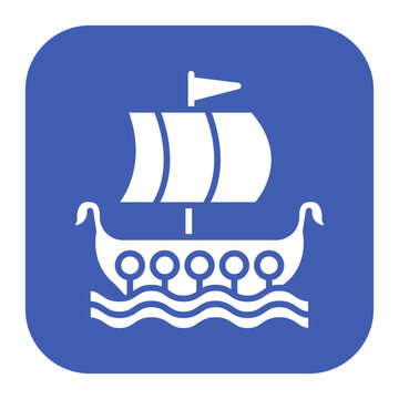 Viking Ship Icon