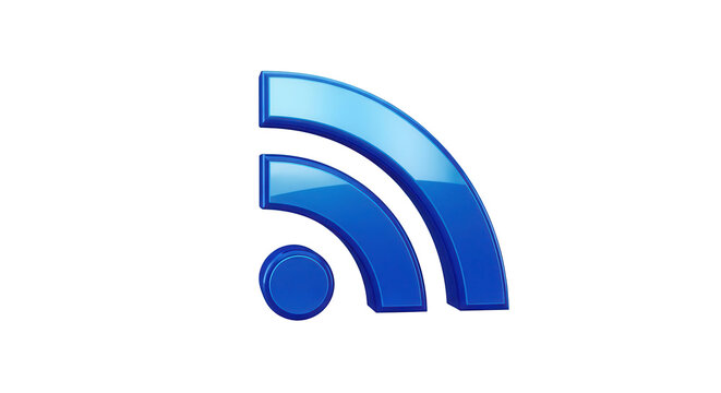 blue network icon or wifi