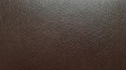 Fototapeta premium A close-up shot of a brown leather surface with texture and grain visible