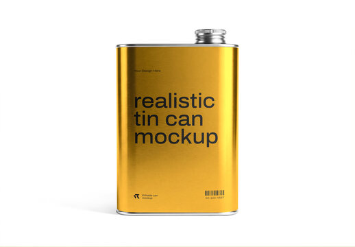 Tin Can Mockup