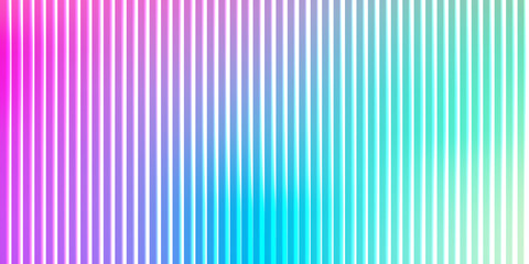 Obraz premium Abstract gradient stripes transitioning through vibrant colors from pink to teal