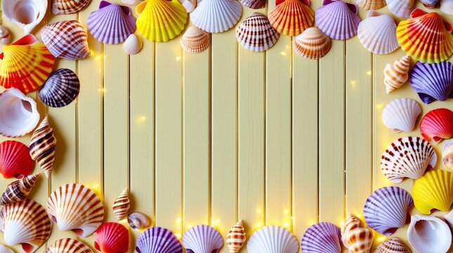 Easter eggs border