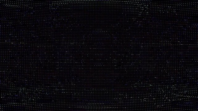 pixels animation for clubbing and background loop animation for lights and titles for HUD elements and logos footage, small pixels dots blinking on black background 4k footage