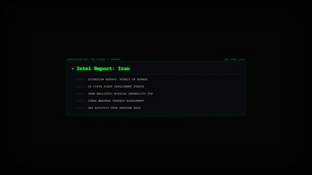 Computer screen displays green coding text.
