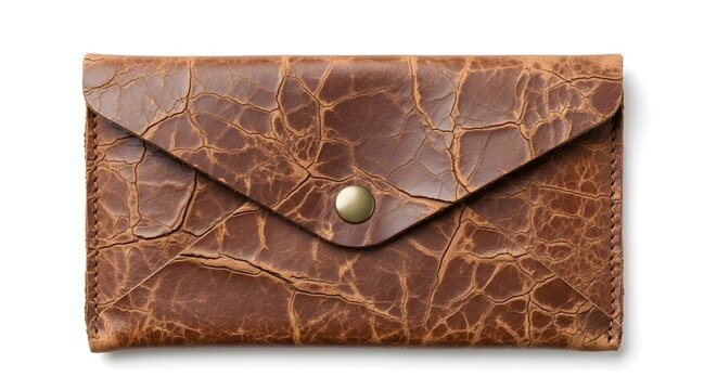 brown leather wallet