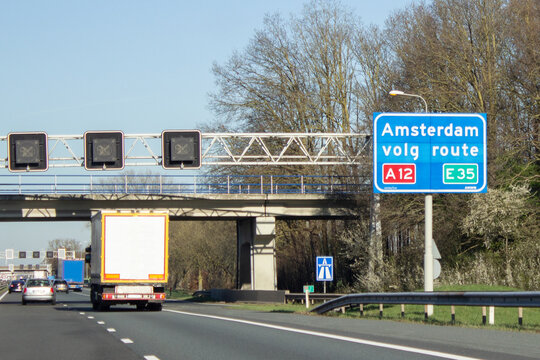 Autobahn A12 Niederlande, Route Amsterdam via A12, E35