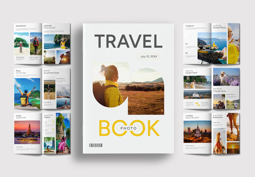 Travel Photobook Magazine Template