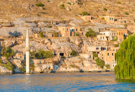 Sunken Village in Halfeti - Gaziantep, Turkey