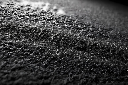 Close Up of Charcoal Surface with Fine Texture
