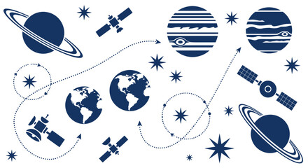 Cosmic Exploration: Planets, Satellites, and Stars in Deep Space © Vinci