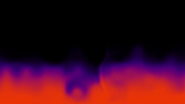 Ethereal purple and red mist rising from a dark void creating a surreal vaporous horizon with soft transitions and mysterious atmospheric lighting