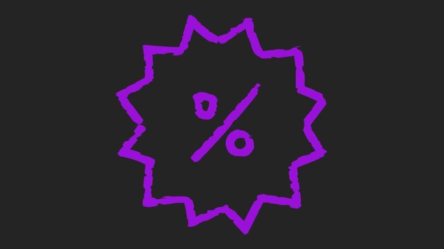 &iacute;cone de desconto animado 2D