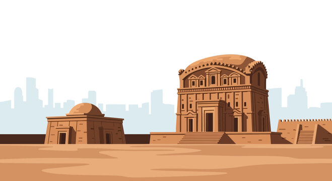 Ancient Sudanese Architecture The Western Deffufa and Eastern Deffufa.